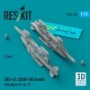 RESKIT RS72-0492 GBU-62 (JDAM-ER) bombs with pylons for Su-27 Flanker (2 pcs) (3D Printed) (1/72)